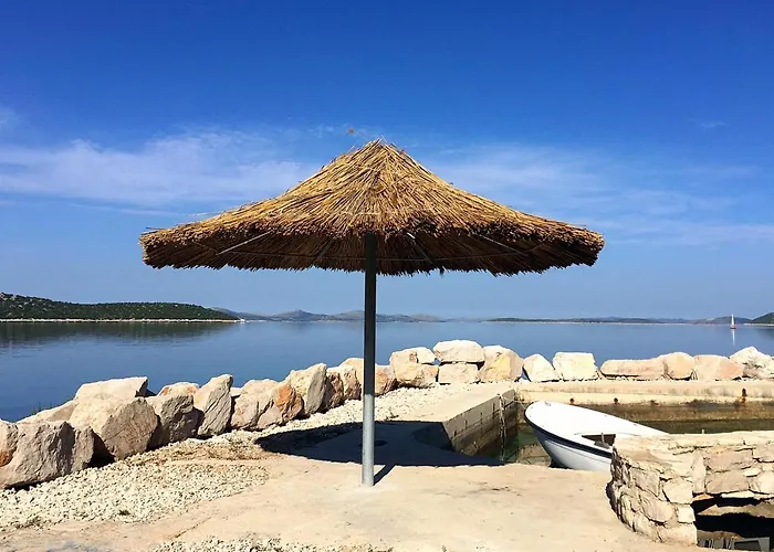 Seaside Secluded House With A Swimming Pool Cove Vitane, Pasman - 8481 *